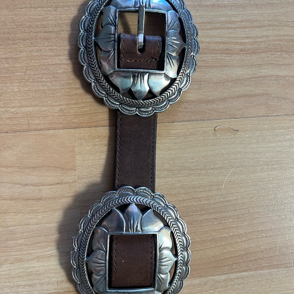 Brighton Leather Concho Belt